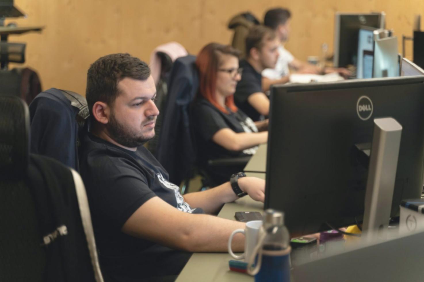 Environnement de travail professionnel en finance